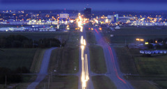 Not much traffic on Highway 43 at 11:30 p.m.Tuesday night but there where more vehicals headed west out of Grande Prairie than into the city as this long exposure photograph reveals. Photo: Greg Locke. Not much traffic on Highway 43 at 11:30 p.m.Tuesday night but there where more vehicals headed west out of Grande Prairie than into the city as this long exposure photograph reveals. Photo: Greg Locke.