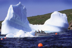 (170701-GSL01.jpg) ST.JOHN'S, NEWFOUNDLAND. --SPRING ICEBERGS IN NEWFOUNDLANDFishermen work to get fishing nets from under drifting icebergs along the coast of Newfoundland at Petty Harbour near St. John's. Spring icebergs are a mixed blessing. They are a boom for tourism but a danger to fishing operations and shipping.Photo by GREG LOCKE/straylight --COPYRIGHT (C) 2000.--ONE TIME USE ONLY. NO ELECTRONIC ARCHIVING PERMITTED. NO THIRD PARTY DISTRIBUTION. (170701-GSL01.jpg) ST.JOHN'S, NEWFOUNDLAND. --SPRING ICEBERGS IN NEWFOUNDLANDFishermen work to get fishing nets from under drifting icebergs along the coast of Newfoundland at Petty Harbour near St. John's. Spring icebergs are a mixed blessing. They are a boom for tourism but a danger to fishing operations and shipping.Photo by GREG LOCKE/straylight --COPYRIGHT (C) 2000.--ONE TIME USE ONLY. NO ELECTRONIC ARCHIVING PERMITTED. NO THIRD PARTY DISTRIBUTION.