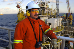 Glen Myck, Installation Manager on the Petro Canada offshore oil production rig, Terra Nova FPSO on the Grand Banks of Newfoundland.Photo by Greg Locke (C) 2006 www.greglocke.com DCS Files