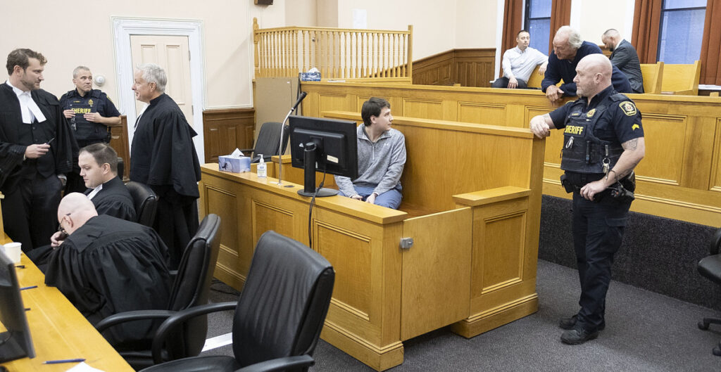 Robert Belbin sits in the prisoner's dock in Supreme Court of Newfoundland and Labrador during his trial for murder of Seamus Secord. He was found guilty of Second Degree murder. Photo by Greg Locke Robert Belbin sits in the prisoner's dock in Supreme Court of Newfoundland and Labrador during his trial for murder of Seamus Secord. He was found guilty of Second Degree murder. Photo by Greg Locke