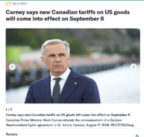 Photo of Prime Minister in St John’s goes global